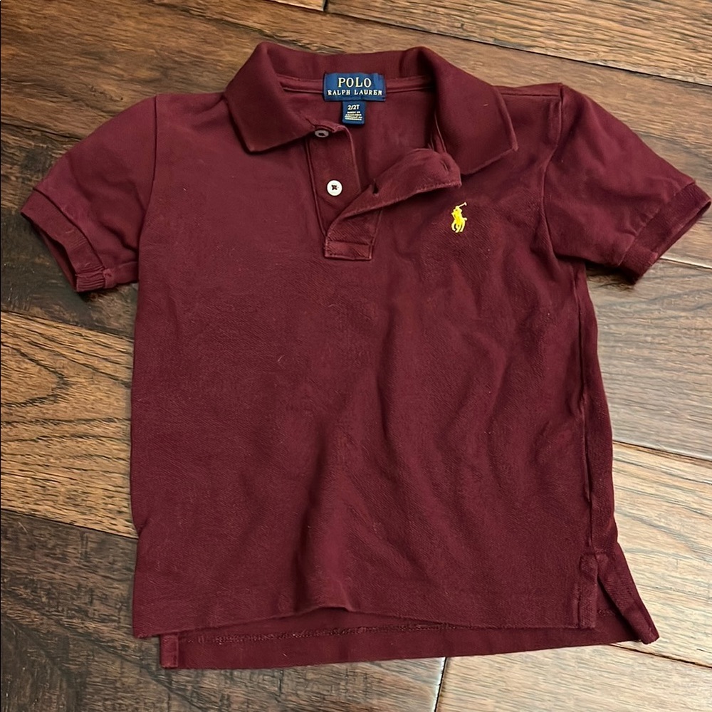 Polo by Ralph Lauren Kids Maroon Polo Shirt